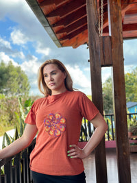 Remera Dama con Ñanduti